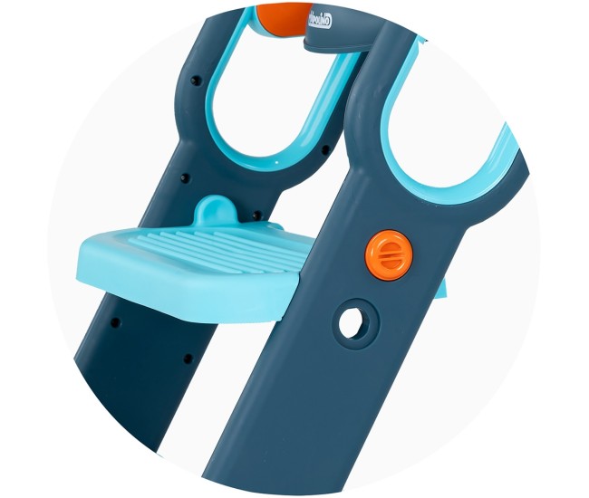Reductor toaleta cu scara Chipolino Flippy blue Reductor toaleta cu scara Chipolino Flippy blue