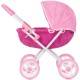 Carucior pentru papusi Chipolino Daisy pink linen Carucior pentru papusi Chipolino Daisy pink linen
