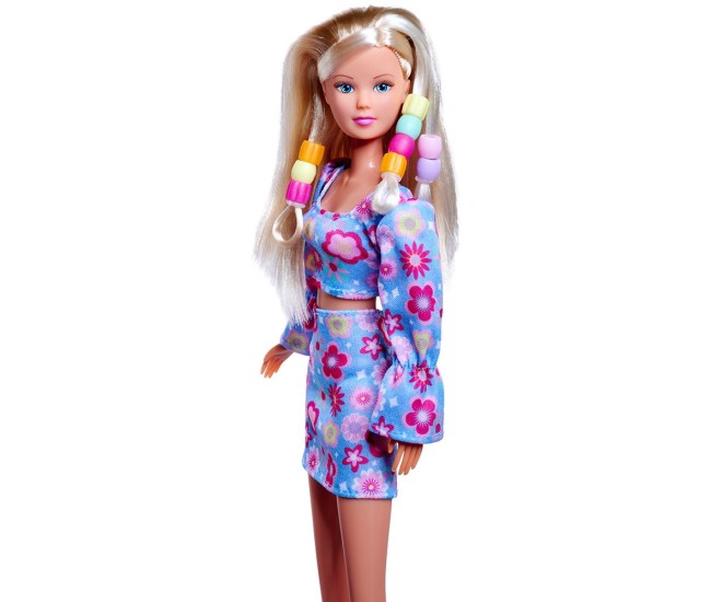 Papusa Simba Steffi Love Hair Beads 29 cm cu accesorii