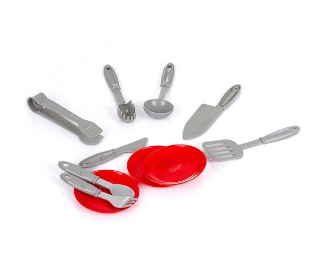 Set jucarie Chipolino Kitchen 84 cm cu sistem de curgere apa, lumini, sunete si 79 accesorii