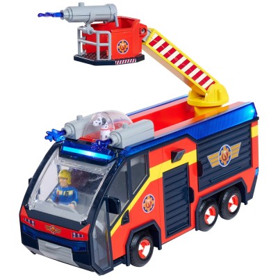 Masina de pompieri Simba Fireman Sam Jupiter cu lumini, sunete si figurine Masina de pompieri Simba Fireman Sam Jupiter cu lumini, sunete si figurine