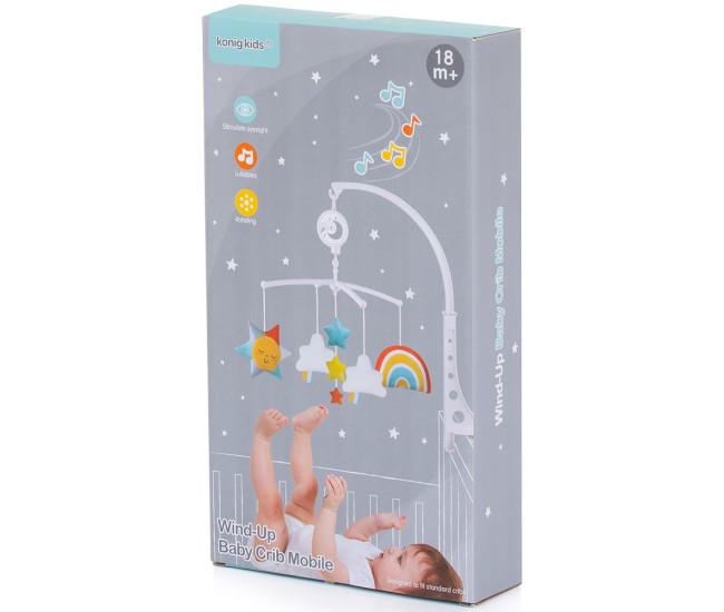 Carusel muzical pentru patut Chipolino Parrots