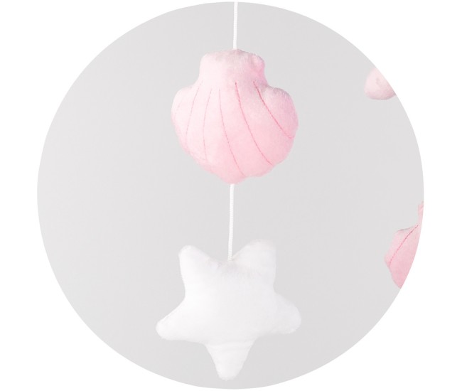 Carusel muzical pentru patut cu proiector Chipolino Mermaid