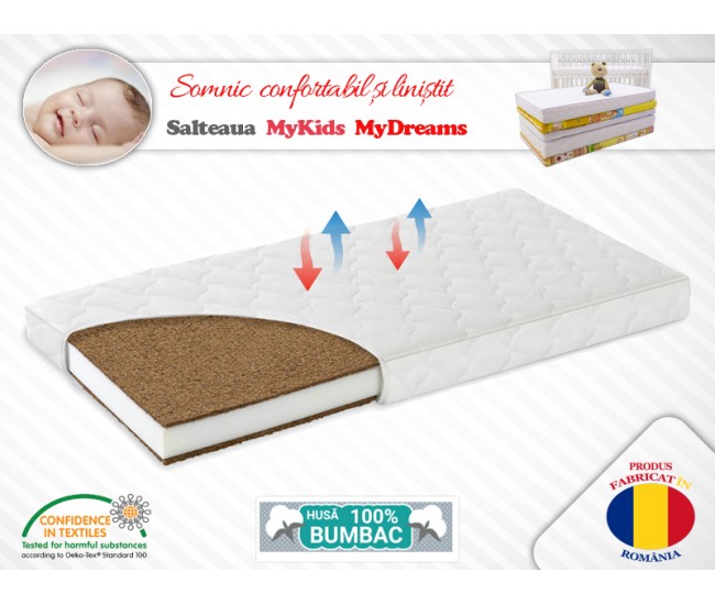 Saltea Fibra Cocos MyKids MyDreams II 120x60x10 (cm)