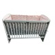 Lenjerie Dancing Bunny Gray-Pink 4+1 piese 120x60 cm Lenjerie Dancing Bunny Gray-Pink 4+1 piese 120x60 cm