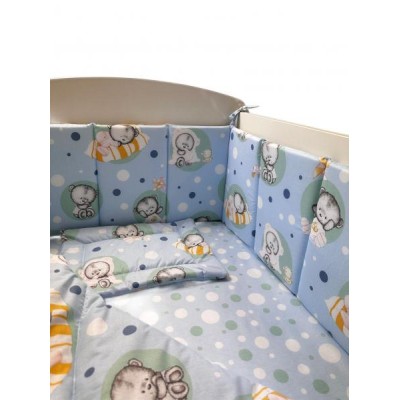 Lenjerie Micul Ursulet 4+1 piese 120x60cm 
