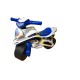 Motocicleta de impins MyKids Police Music 0139/51 Alb Albastru Motocicleta de impins MyKids Police Music 0139/51 Alb Albastru