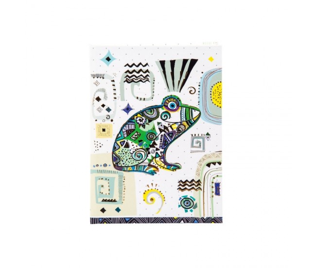 Agenda Goldbuch A5 embosata Ethno Frog Agenda Goldbuch A5 embosata Ethno Frog