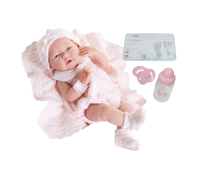 Bebelus nou nascut fetita cu trusou roz