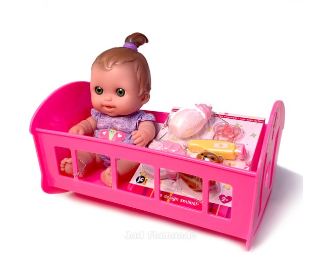 Bebelusa in patut cu accesorii Bebelusa in patut cu accesorii