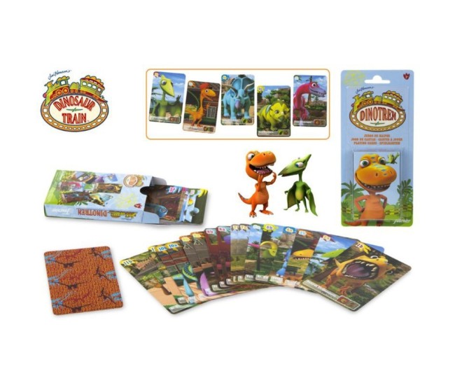 Carti de joc pentru copii Dinotren