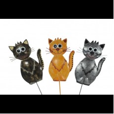 Decoratiune ghiveci Pisica cu tija