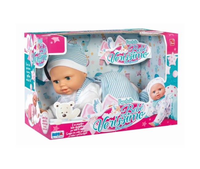 Jucarie Bebelus 40 cm care se taraste si vorbeste Jucarie Bebelus 40 cm care se taraste si vorbeste