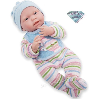 Jucarie bebelus nou-nascut baietel in costumas in dungi Jucarie bebelus nou-nascut baietel in costumas in dungi