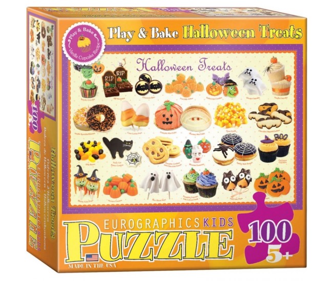 Puzzle 100 piese Halloween Treats