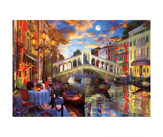 Puzzle 1500 piese - Rialto Bridge, Venice Puzzle 1500 piese - Rialto Bridge, Venice
