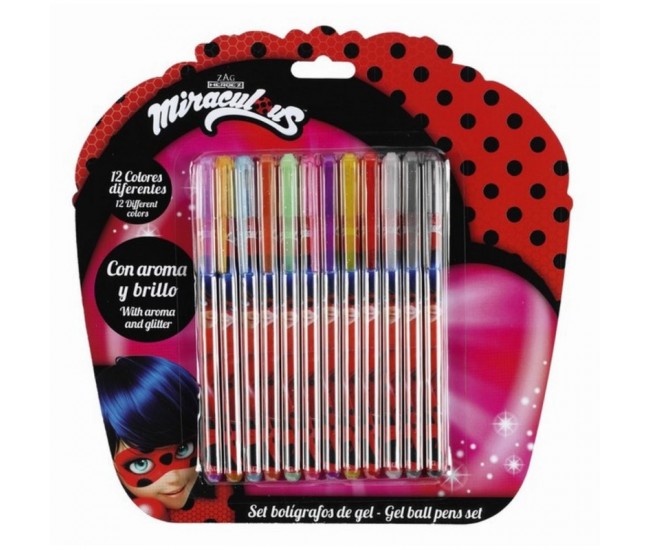 Set 12 pixuri gel LADYBUG MARINETTE