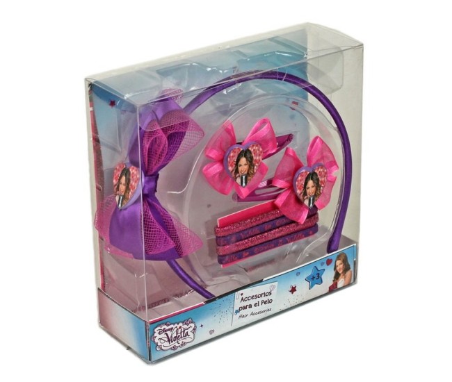 Set accesorii pentru par Violetta Love Set accesorii pentru par Violetta Love