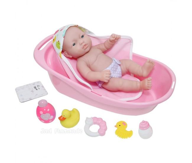 Set de baie cu papusa bebelus si accesorii Set de baie cu papusa bebelus si accesorii
