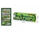 Autobuz cu sunete, lumini si functie usi deschise 42 cm verde Autobuz cu sunete, lumini si functie usi deschise 42 cm verde