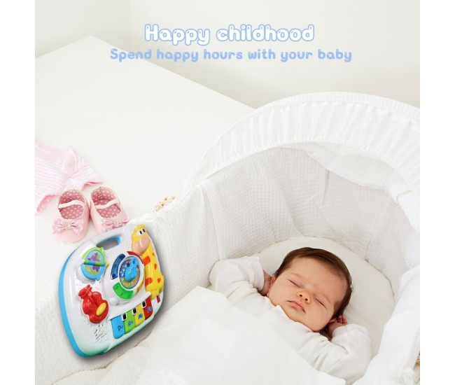 Centru de activitati bebe 2 in 1 Deer Activity Table 