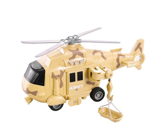 Elicopter militar cu sunete si lumini scara 1:20 Elicopter militar cu sunete si lumini scara 1:20