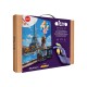 Set pictura si modelare 3d cu argila usoara, 30*40 cm - greetings from paris Set pictura si modelare 3d cu argila usoara, 30*40 cm - greetings from paris