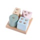 Jucarie din lemn, cubika, sortator forme geometrice 6 Jucarie din lemn, cubika, sortator forme geometrice 6