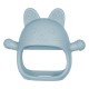 Jucarie pentru dentitie din silicon, appekids, manusa kitty - aqua blue Jucarie pentru dentitie din silicon, appekids, manusa kitty - aqua blue