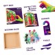 Set creatie wood & craft - little worlds, 21*21cm - mommy troll Set creatie wood & craft - little worlds, 21*21cm - mommy troll