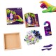 Set creatie wood & craft - little worlds, 21*21cm - bat Set creatie wood & craft - little worlds, 21*21cm - bat