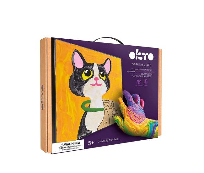 Set pictura cu argila usoara, 29*29 cm - cat Set pictura cu argila usoara, 29*29 cm - cat