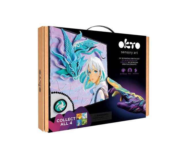 Set pictura 3d cu argila usoara, 30*40cm - manga - air Set pictura 3d cu argila usoara, 30*40cm - manga - air