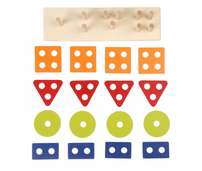 Jucarie din lemn, cubika, sortator forme geometrice 02 Jucarie din lemn, cubika, sortator forme geometrice 02