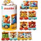 Puzzle, cubika, trenuletul vesel Puzzle, cubika, trenuletul vesel