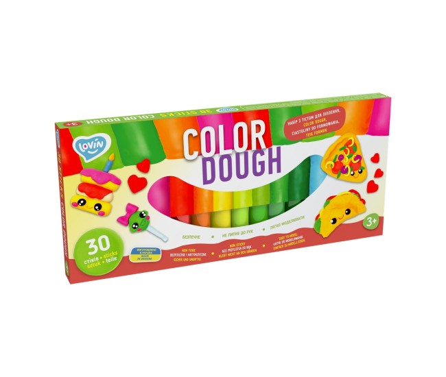 Set plastilina lovin 30 pcs*15gr - color dough Set plastilina lovin 30 pcs*15gr - color dough