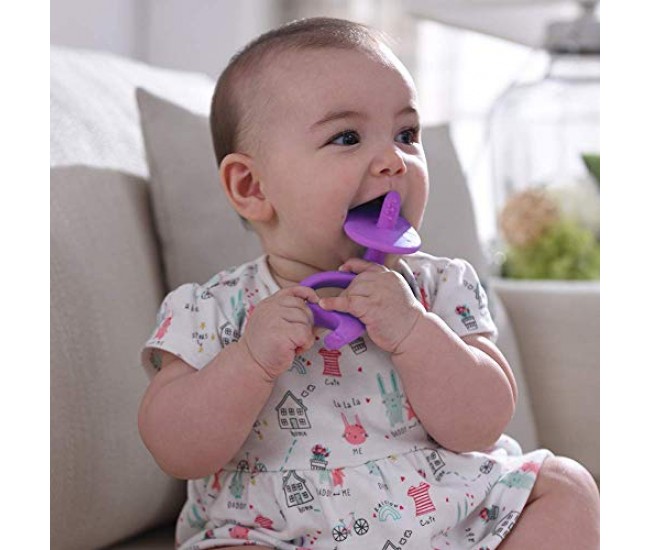 Inel gingival din silicon, mombella - elefant mov Inel gingival din silicon, mombella - elefant mov