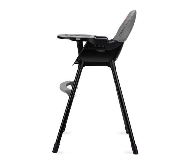 Scaun de masa copii momi flovi, piele ecologica, black Scaun de masa copii momi flovi, piele ecologica, black
