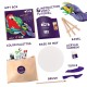 Set pictura 3d cu argila usoara, nature - macaw Set pictura 3d cu argila usoara, nature - macaw
