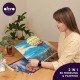 Set pictura si modelare 3d cu argila usoara, 30*40 cm - hot air balloon flight Set pictura si modelare 3d cu argila usoara, 30*40 cm - hot air balloon flight