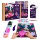 Set pictura si modelare 3d cu argila usoara, 30*40 cm - hummingbirds in love Set pictura si modelare 3d cu argila usoara, 30*40 cm - hummingbirds in love