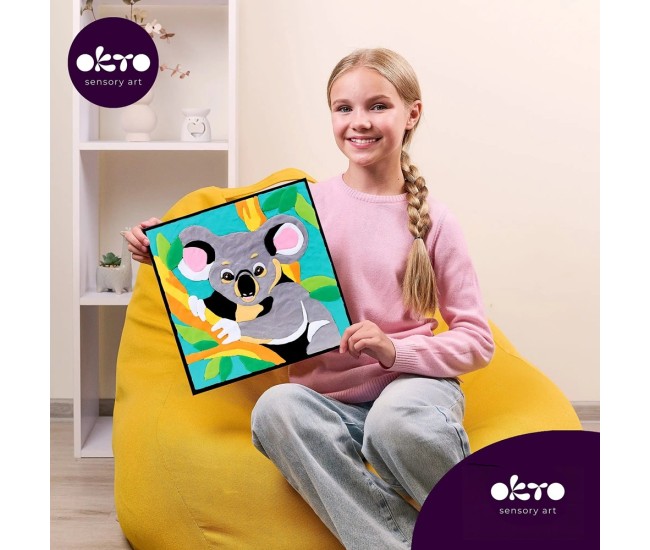 Set pictura cu argila usoara, 29*29 cm - koala Set pictura cu argila usoara, 29*29 cm - koala