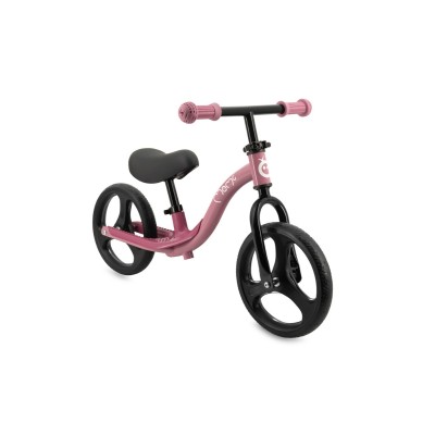 Bicicleta fara pedale cu roti led , momi isoka - pink