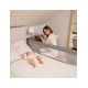 Bariera de siguranta rabatabila pentru pat, momi lexi plus - beige