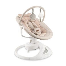 Balansoar electric pentru bebelusi cu sezut rotativ 360 grade , momi pearl - beige Balansoar electric pentru bebelusi cu sezut rotativ 360 grade , momi pearl - beige