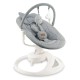 Balansoar electric pentru bebelusi cu sezut rotativ 360 grade , momi pearl - grey