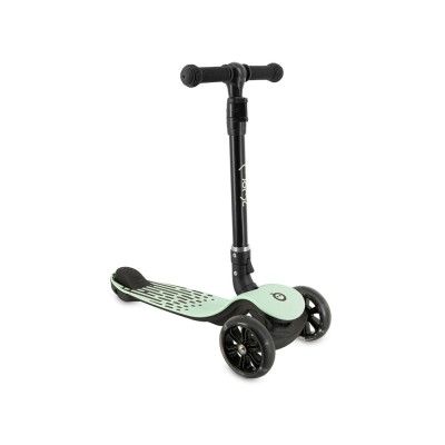 Trotineta pliabila cu roti led pentru copii, 3 ani+, momi san - verde Trotineta pliabila cu roti led pentru copii, 3 ani+, momi san - verde