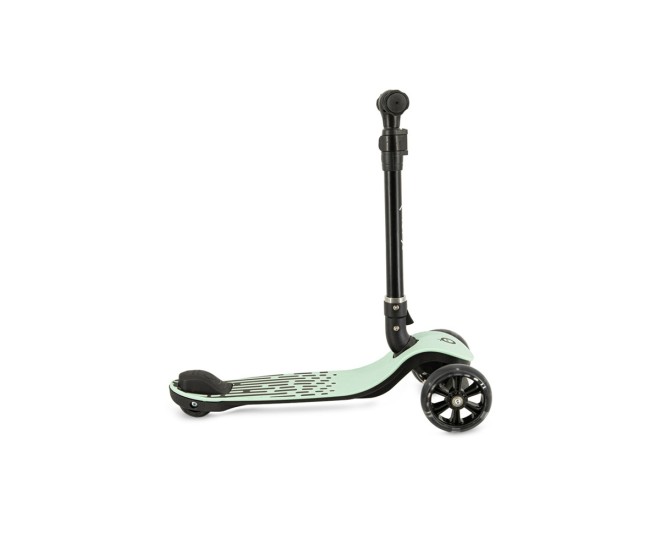 Trotineta pliabila cu roti led pentru copii, 3 ani+, momi san - verde