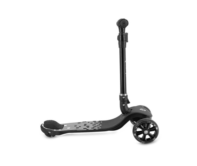 Trotineta pliabila cu roti led pentru copii, 3 ani+, momi san - negru Trotineta pliabila cu roti led pentru copii, 3 ani+, momi san - negru