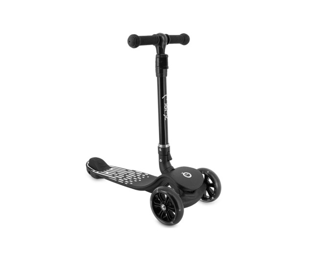 Trotineta pliabila cu roti led pentru copii, 3 ani+, momi san - negru Trotineta pliabila cu roti led pentru copii, 3 ani+, momi san - negru